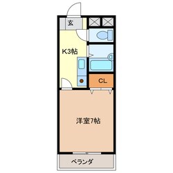 ハイツヤマオの物件間取画像